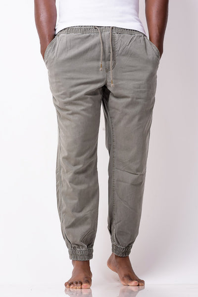 essential joggers in sage green - 3-FTY